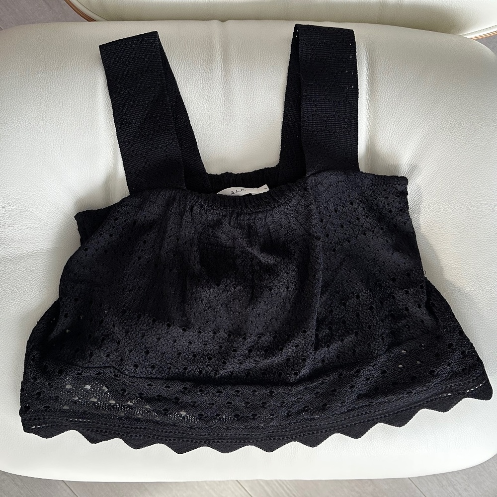 ALC Black Bandeau with Straps